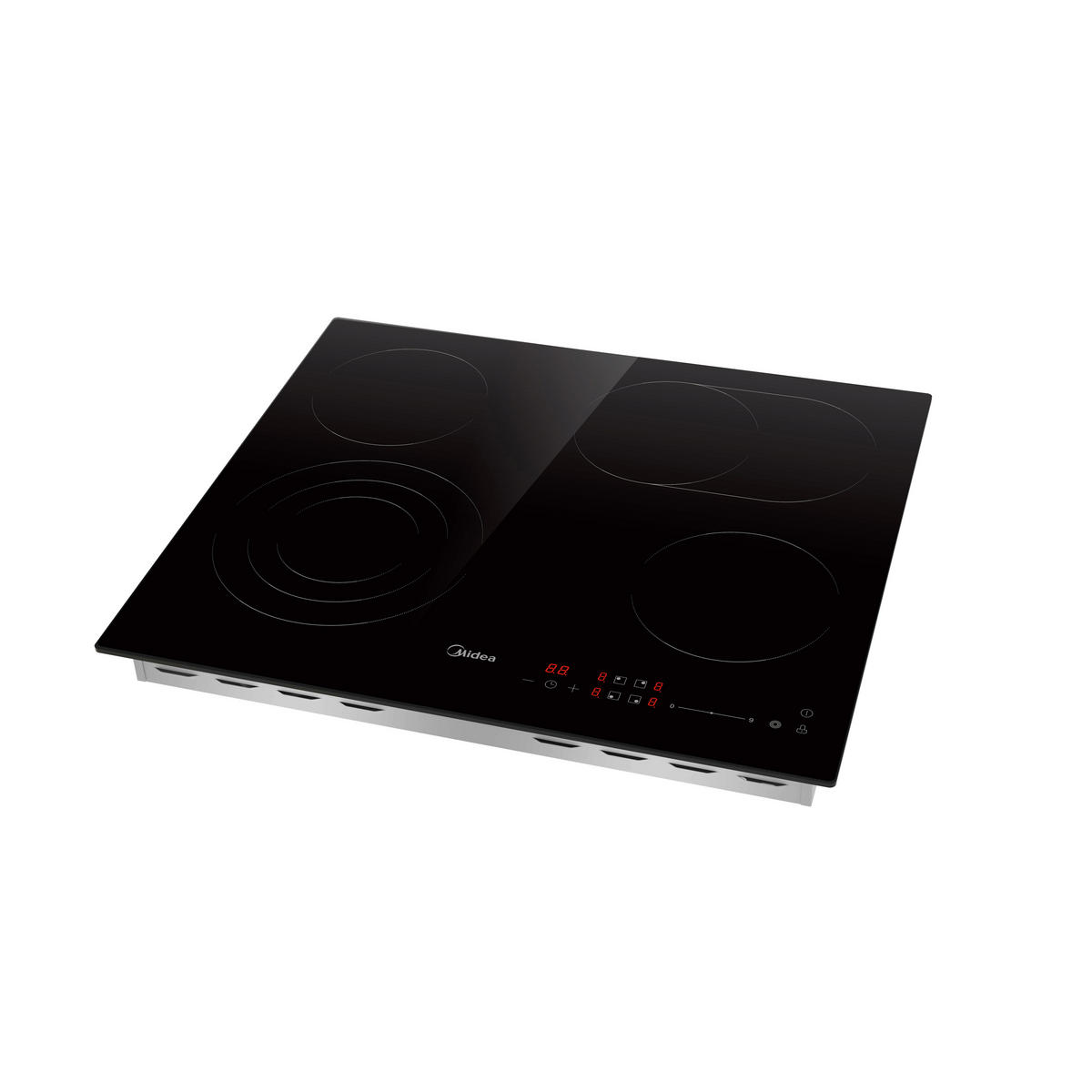 GLASKERAMIKKOCHFELD MCH731F218K0  - Schwarz, Basics, Glas/Metall (52/51/59cm) - Midea