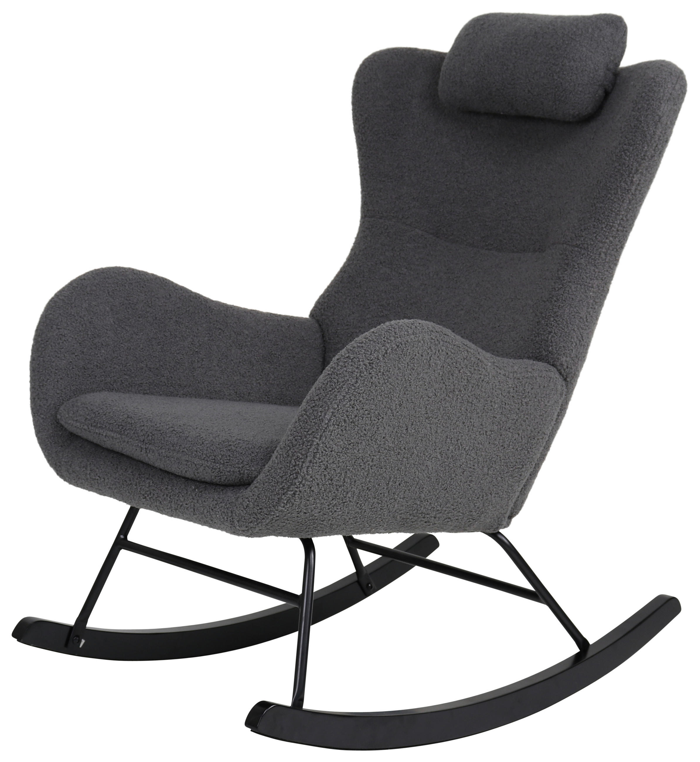 Schaukelsessel Teddy Teddy Grau, B: 66 Cm
