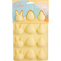 CSOKOLÁDÉFORMA - sárga, Basics, műanyag (2cm)