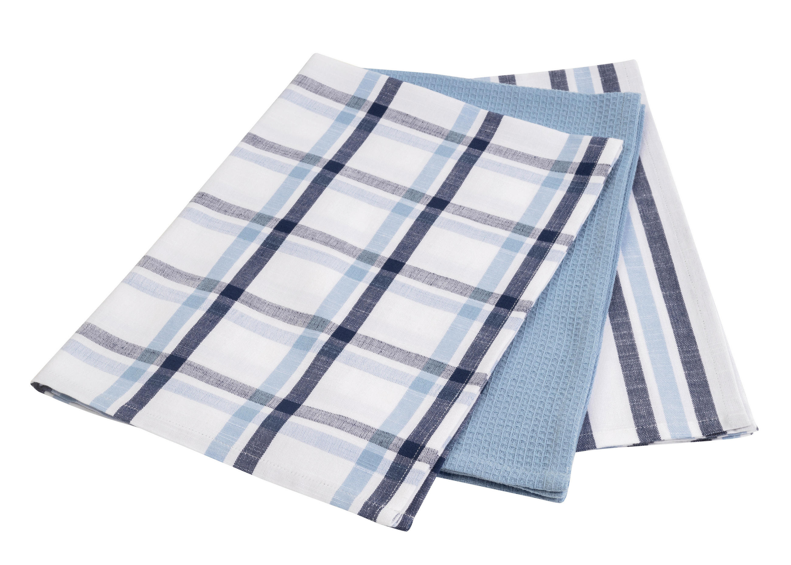 KONYHARUHASZETT 3 részes kék  - kék, Design, textil (50/70cm) - Esposa