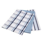 GESCHIRRTUCH-SET 3-teilig Blau  - Blau, Design, Textil (50/70cm) - Esposa