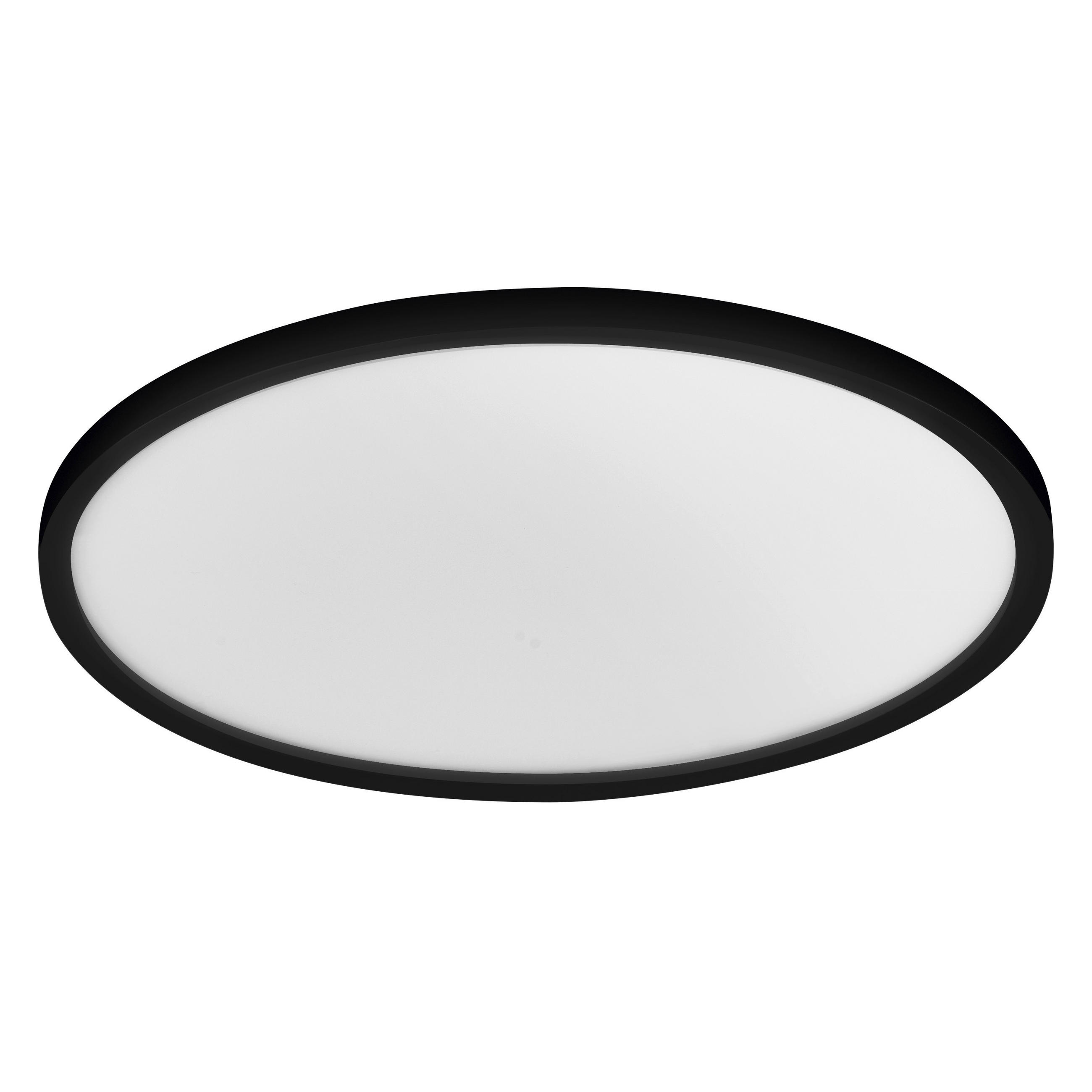 LED-DECKENLEUCHTE Smart+ Wifi Orbis Disc  Smart 50/4,7 cm   - Schwarz, Design, Metall (50/4,7cm) - Ledvance