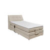 BOXSPRINGBETT 120/200 cm  in Creme  - Silberfarben/Creme, Design, Kunststoff/Textil (120/200cm) - Esposa