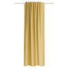 WÄRMESCHUTZVORHANG ESKIMO blickdicht 135/245 cm   - Gelb, Basics, Textil (135/245cm)
