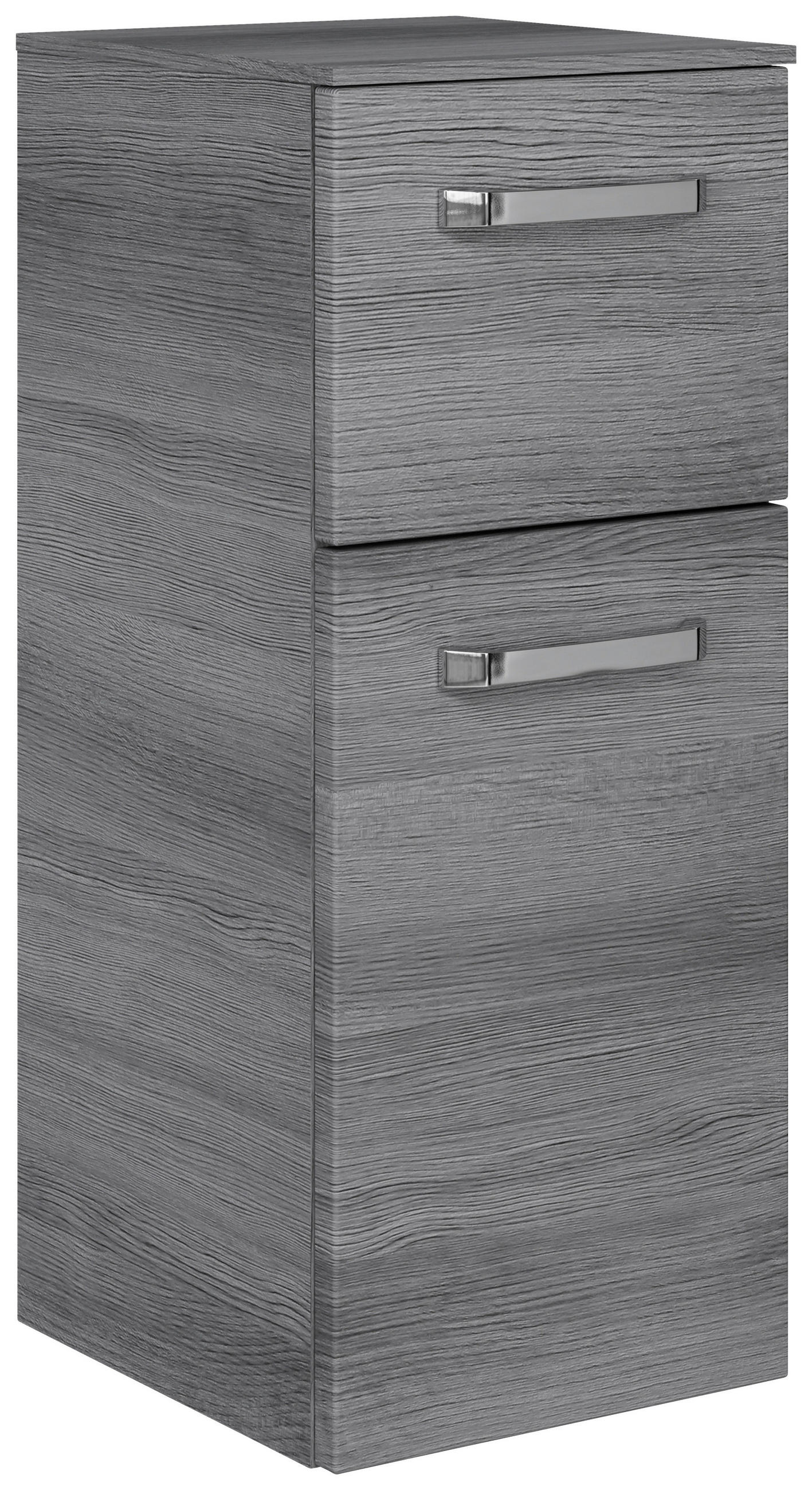 UNTERSCHRANK 30/73/33 cm   - Chromfarben/Graphitfarben, KONVENTIONELL, Glas/Holzwerkstoff (30/73/33cm) - Sadena