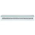 WANDBOARD Silberfarben  - Silberfarben, Trend, Glas/Holzwerkstoff (50/6/16cm) - Xora