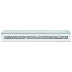 WANDBOARD Silberfarben  - Silberfarben, Trend, Glas/Holzwerkstoff (50/6/16cm) - Xora