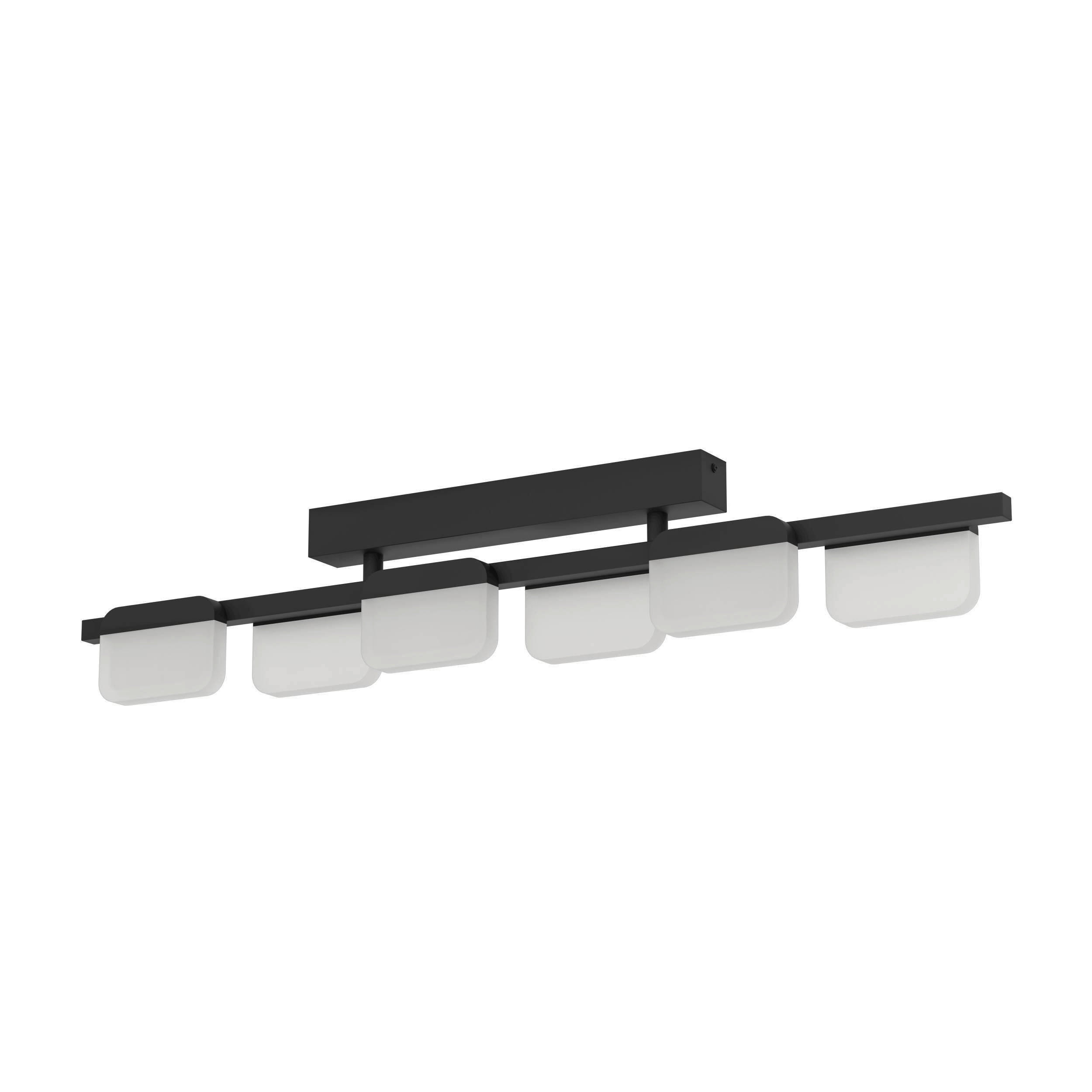 TAKLAMPA Ervidal 4,5 W 93/6/16 cm  - svart, Design, metall/plast (93/6/16cm) - Eglo