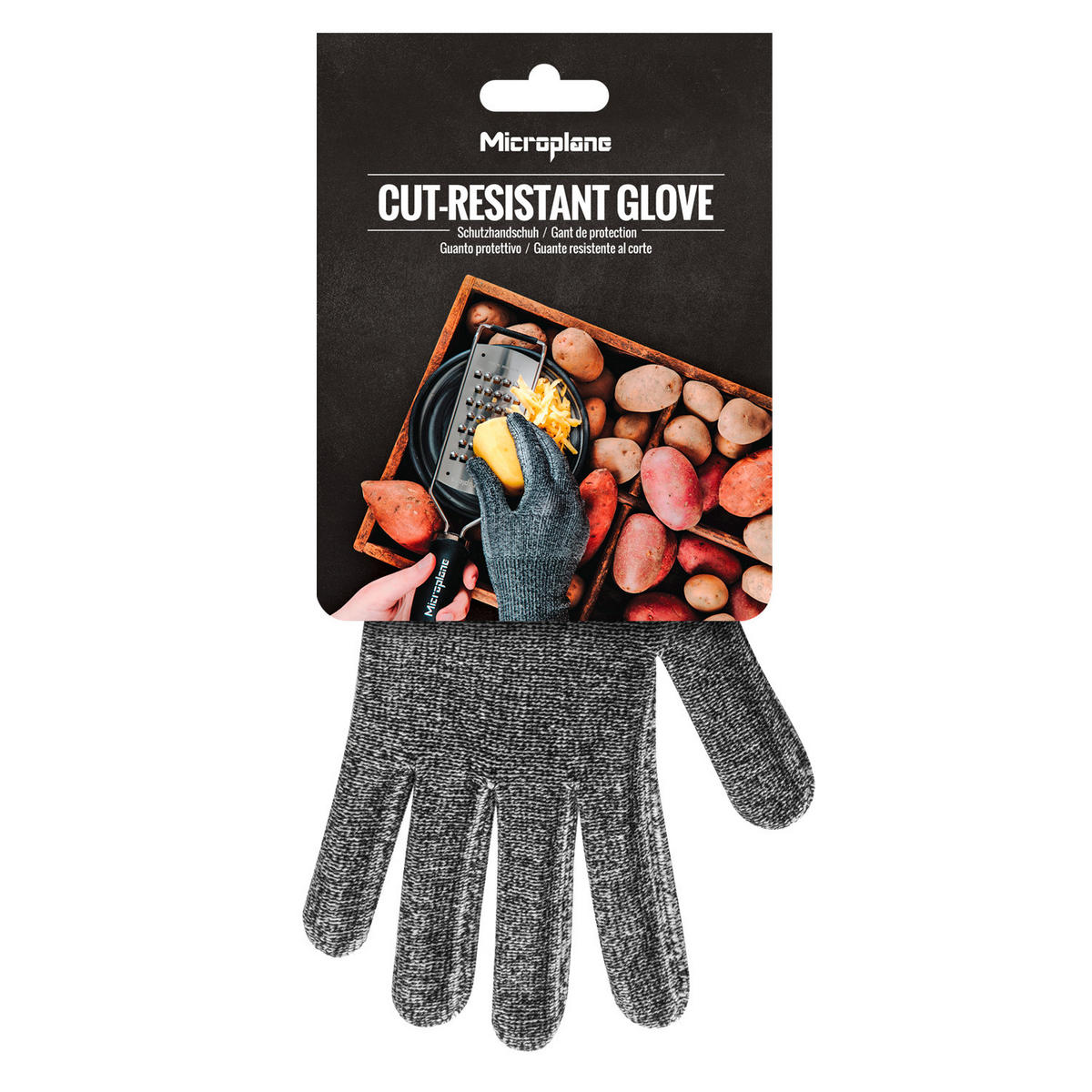 HANDSCHUH   - Grau, Basics, Kunststoff (22/11/0.3cm) - MICROPLANE