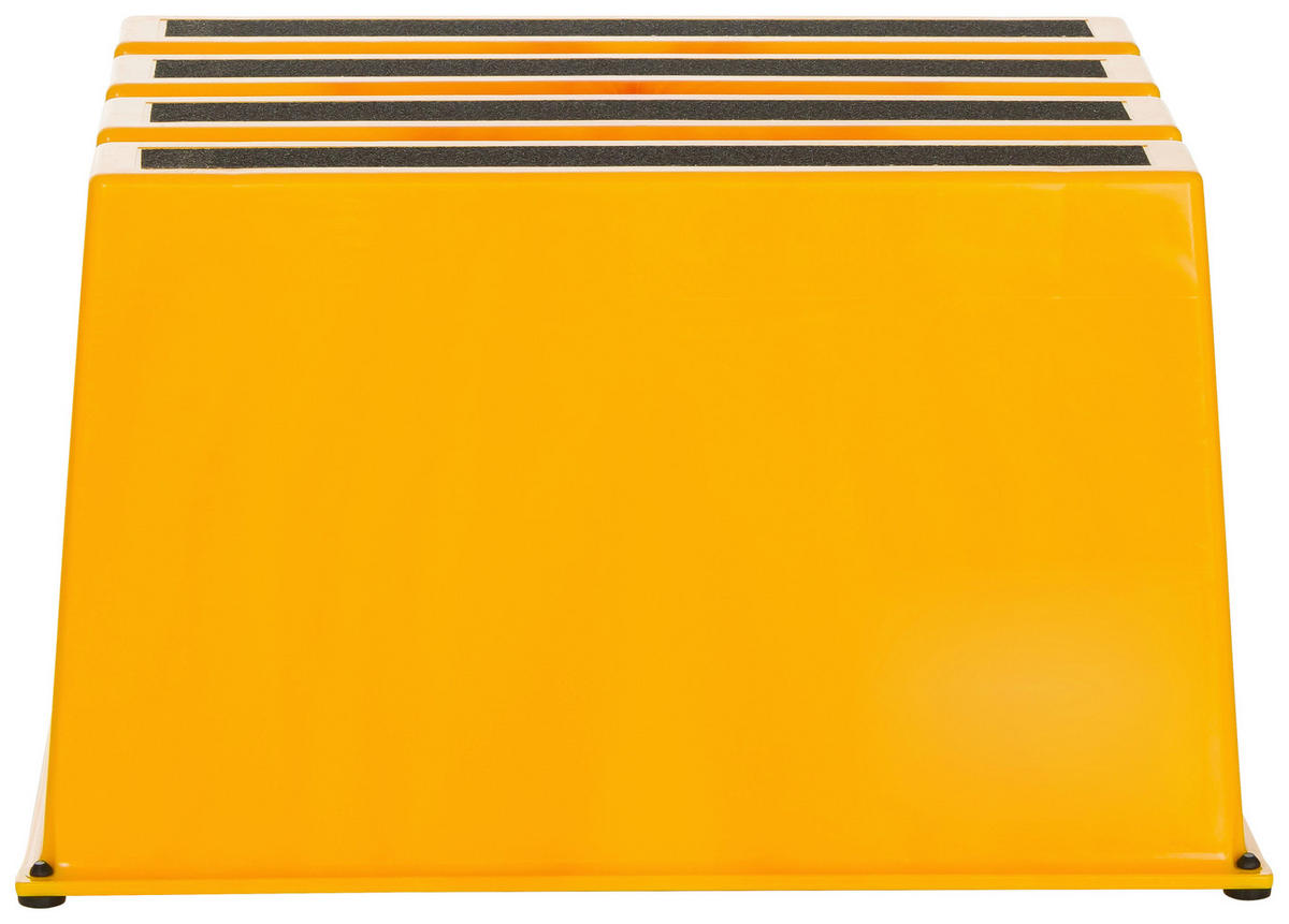 TRITTHOCKER  - Gelb, Basics, Kunststoff (52,5/31/37,5cm) - MID.YOU