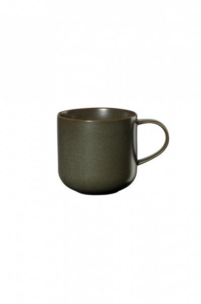 KAFFEEBECHER COPPA NORI 400 ml - Dunkelgrün, Design, Keramik (9,2/9,5cm) - ASA