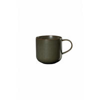 HRNEK NA KÁVU porcelán keramika  - tmavě zelená, Design, keramika (9,2/9,5cm) - ASA