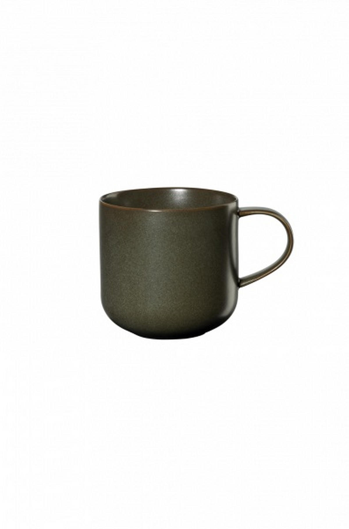 HRNEK NA KÁVU porcelán keramika  - tmavě zelená, Design, keramika (9,2/9,5cm) - ASA
