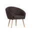 SESSEL in Textil Braun, Schwarz - Schwarz/Naturfarben, Design, Holz/Textil (73/73/66cm) - Carryhome SESSEL in Textil Braun, Schwarz - Schwarz/Naturfarben, Design, Holz/Textil (73/73/66cm) - Carryhome
