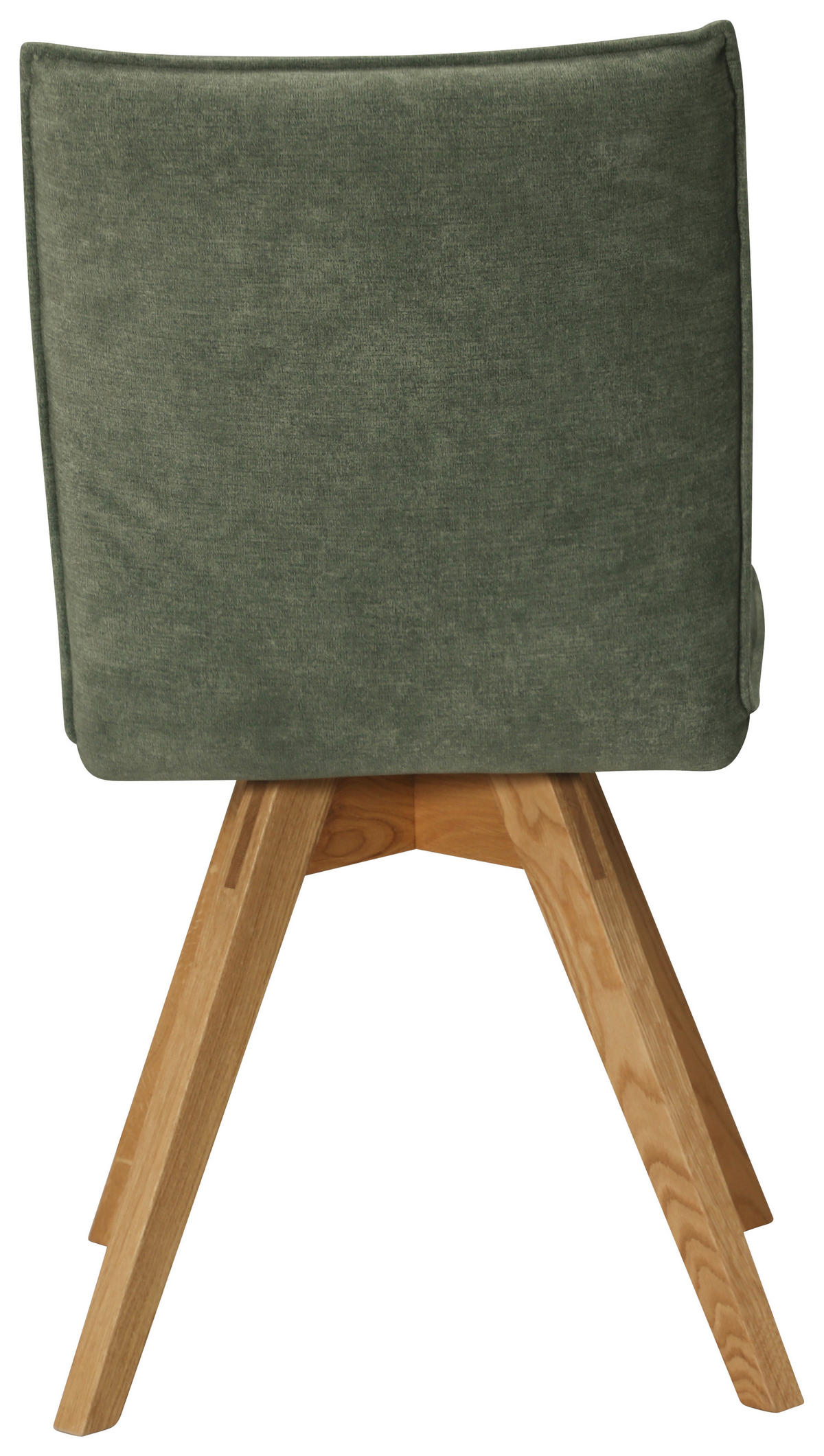 STUHL  in Samt  - Eichefarben/Grün, Konventionell, Holz/Textil (60/91/61cm) - Moderano