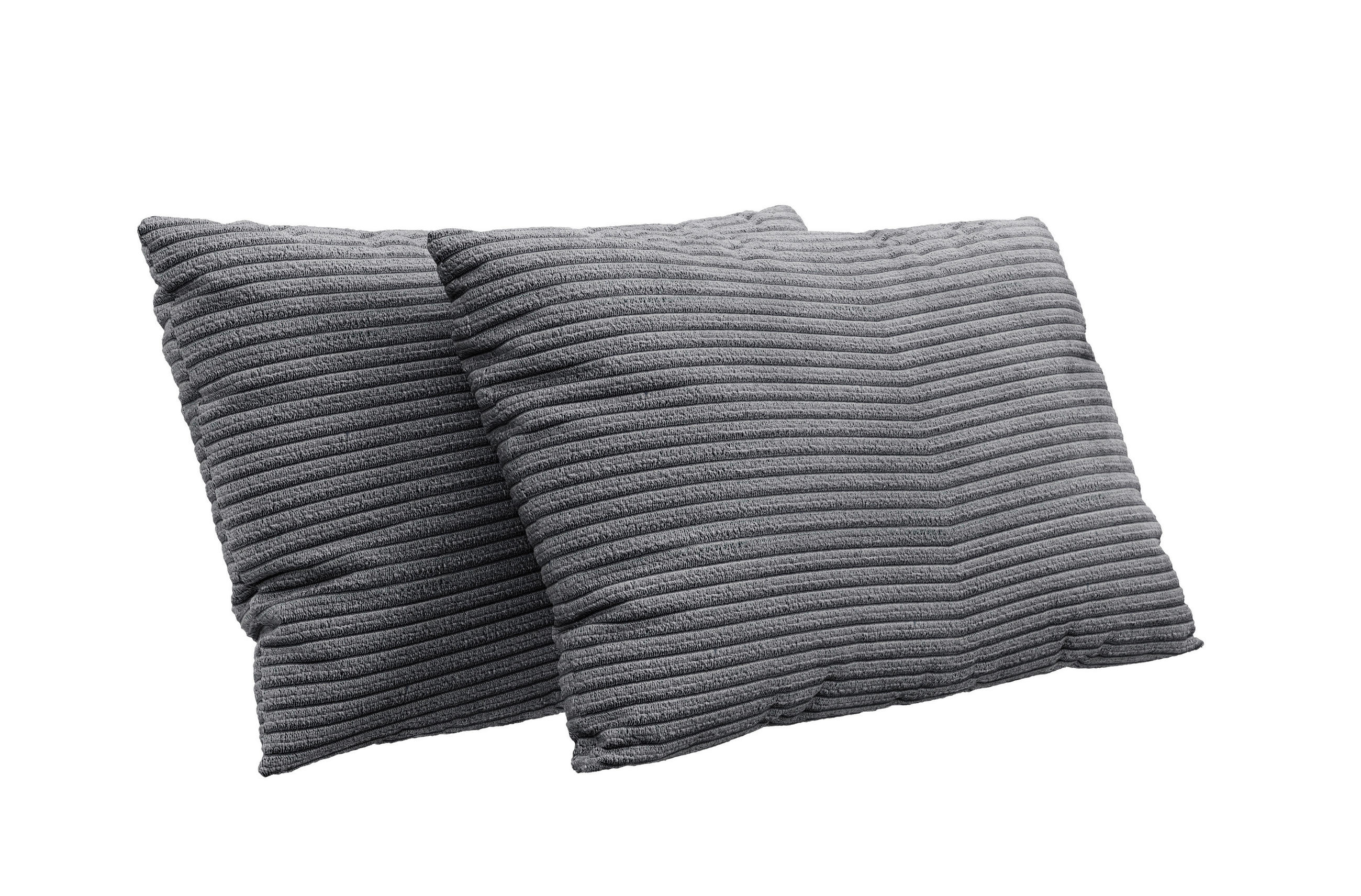 ZIERKISSEN FABIO E 2-teilig 60/30 cm  - Grau, MODERN, Textil (60/30cm) - Sit & More