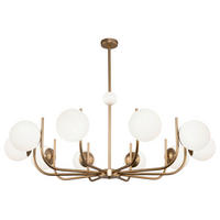 KRONLEUCHTER  116/27,6/116 cm   - Messingfarben, Basics, Glas/Metall (116/27,6/116cm) - MAYTONI