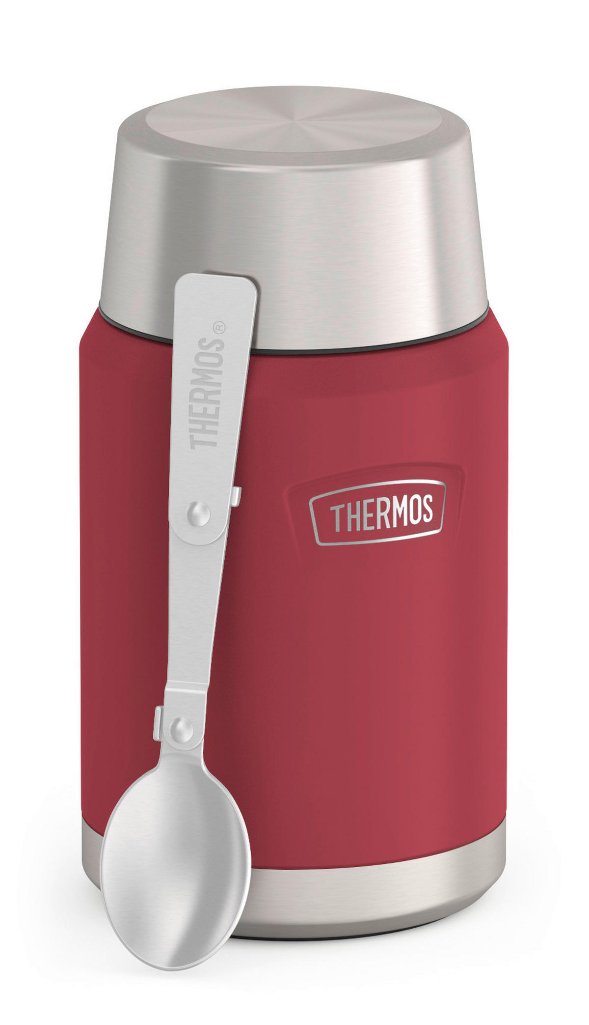 ISOLIERSPEISEGEFÄSS ICON 0,71 L  - Rot, Basics, Metall (0,71l) - Thermos