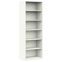 AKTENREGAL 80/220,5/40 cm  - Weiss, Konventionell, Holzwerkstoff (80/220,5/40cm) - Moderano