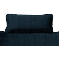 KOPFSTÜTZE - Dunkelblau, Design, Textil (57/25/15cm) - Hom`in