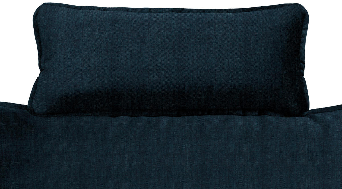 KOPFSTÜTZE - Dunkelblau, Design, Textil (57/25/15cm) - Hom`in