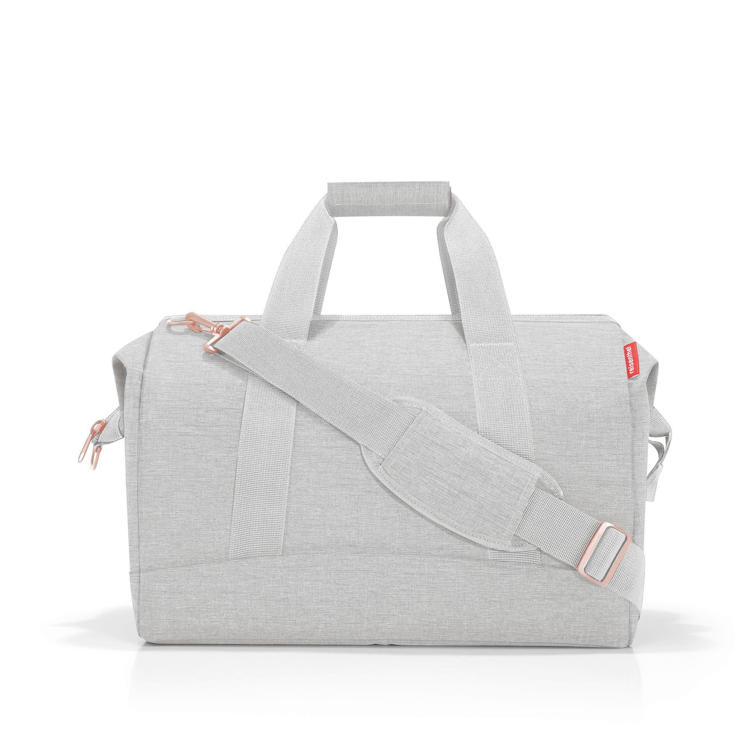 Reisenthel Reisetasche Allrounder L twist sky rose Grau, Roségold 48x39.5x29 cm
