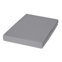 TOPPER-SPANNBETTTUCH Jersey  - Dunkelgrau, Basics, Textil (100/200/10cm) - Janine