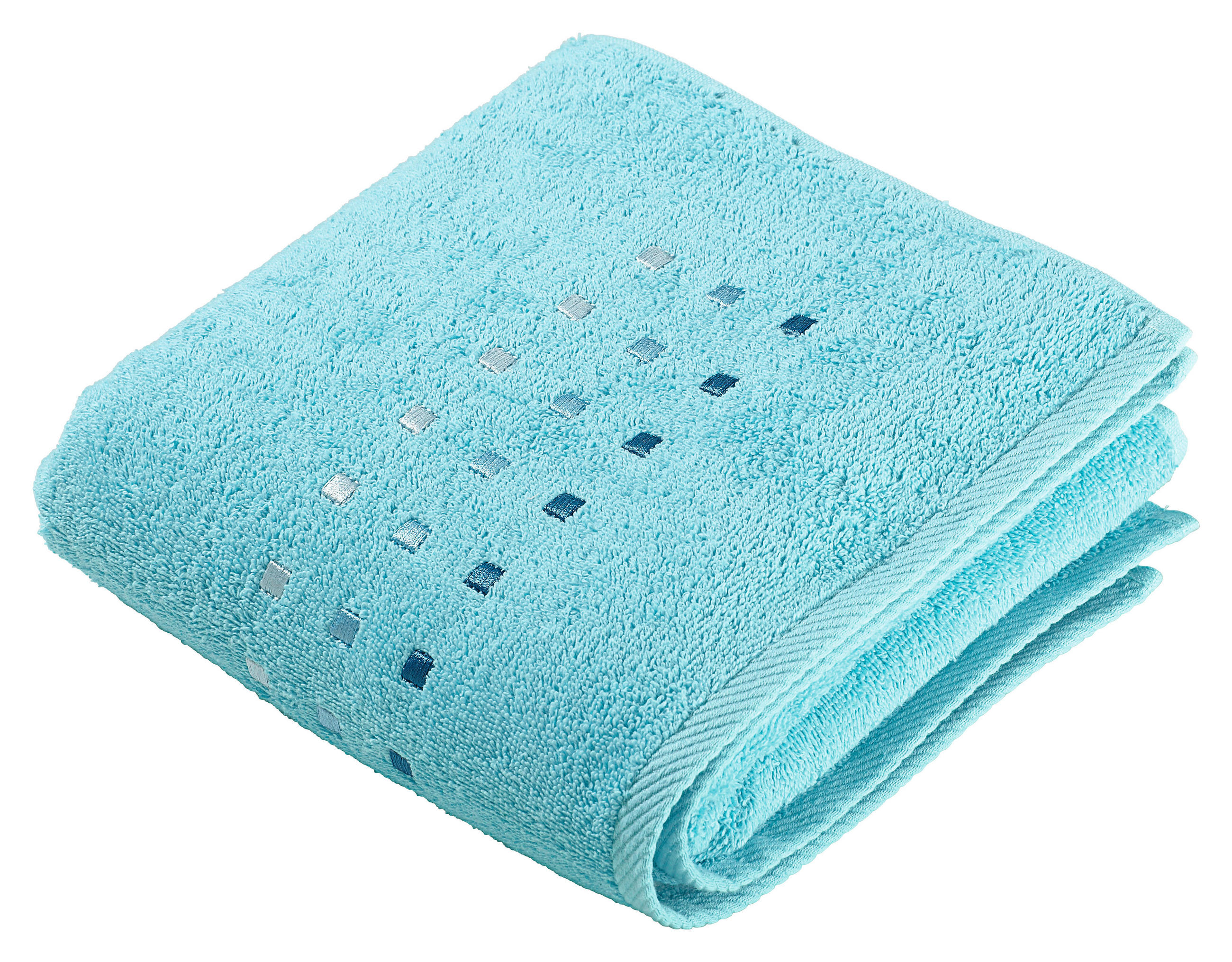 HANDTUCH Quattro Türkis  - Türkis, Konventionell, Textil (50/100cm) - Esposa