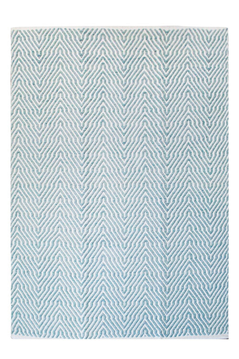 KOBEREC TKANÝ NA PLOCHO, 160/230 cm, tyrkysová