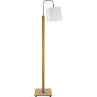 LED-STEHLEUCHTE 36,2/125 cm    - Eichefarben/Silberfarben, Basics, Naturmaterialien/Holz (36,2/125cm) - Herzblut