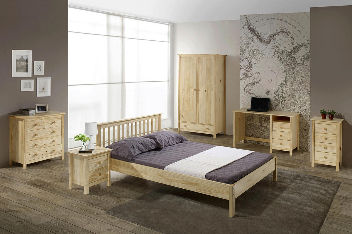 DREHTÜRENSCHRANK  in Naturfarben  - Naturfarben, Natur, Holz (100/190/58cm) - Livetastic