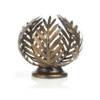 TISCHLEUCHTE 25/25 cm   - Bronzefarben, Natur, Metall (25/25cm)