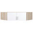 AUFSATZSCHRANK - Eichefarben/Alufarben, KONVENTIONELL, Holzwerkstoff/Kunststoff (117/39/117cm) - Carryhome AUFSATZSCHRANK - Eichefarben/Alufarben, KONVENTIONELL, Holzwerkstoff/Kunststoff (117/39/117cm) - Carryhome