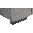 ECKSOFA Dunkelgrau Struktur  - Dunkelgrau/Schwarz, Design, Kunststoff/Textil (284/205cm) - Xora