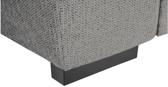 ECKSOFA Dunkelgrau Struktur - Dunkelgrau/Schwarz, Design, Kunststoff/Textil (284/205cm) - Xora