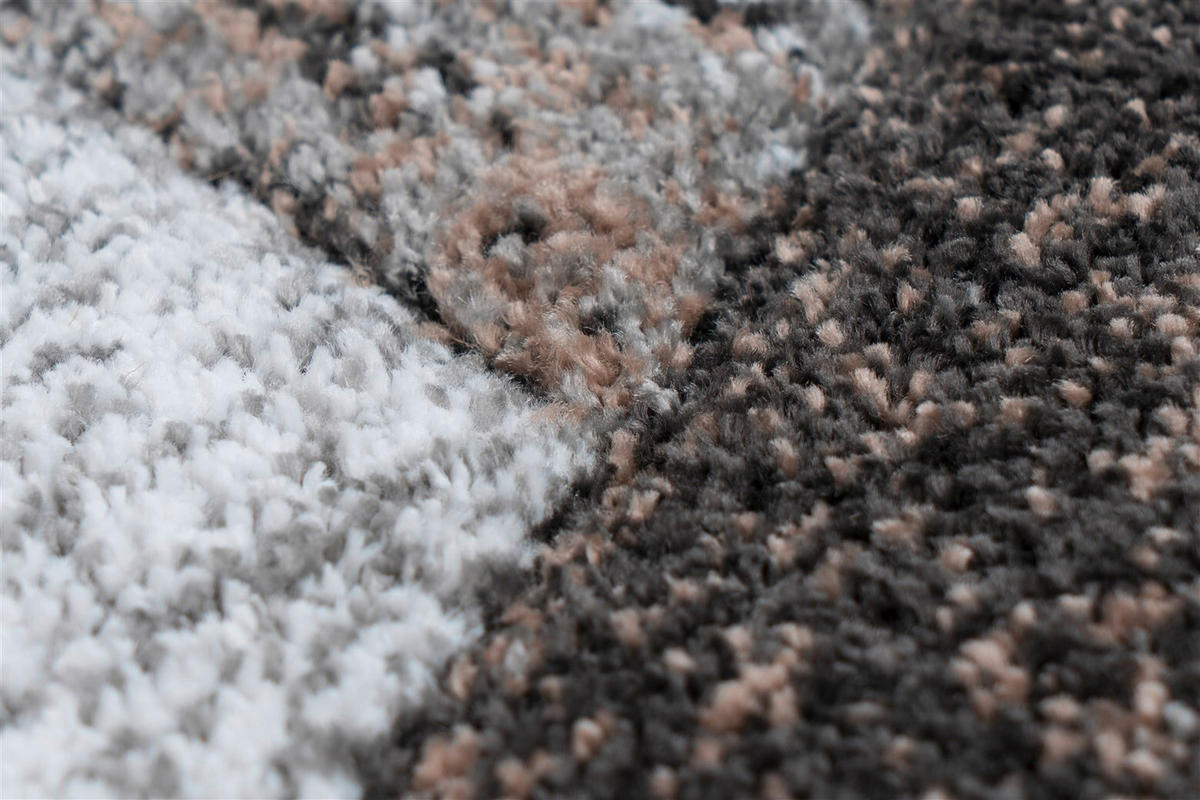 TEPPICH 160/230 cm Dominica Platin / Beige Grau  - Grau, KONVENTIONELL, Textil (160/230cm)