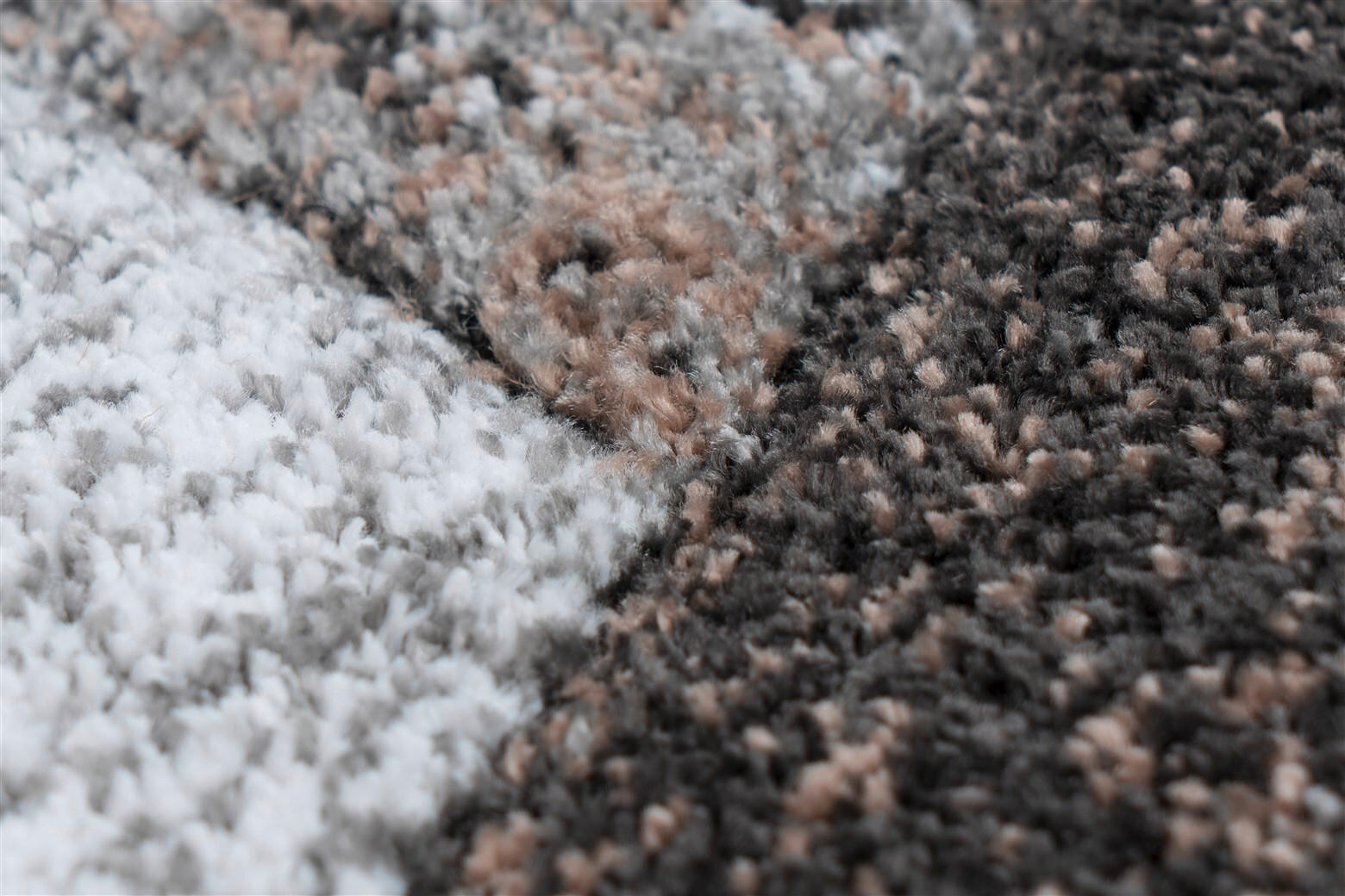 Thumbnail - Teppich Dominica Platin / Beige, Grau, Textil, rechteckig, 160x230 cm, pflegeleicht, Teppiche & Böden, Teppiche, Moderne...
