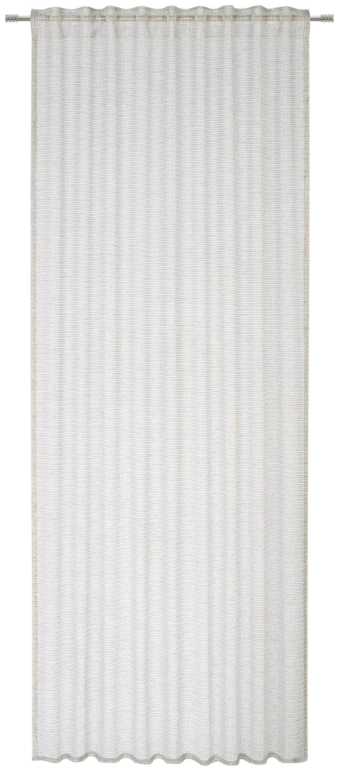 FERTIGVORHANG halbtransparent  - Grau, Trend, Textil (140/260cm) - Dieter Knoll
