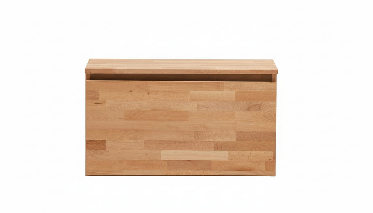 GARDEROBENBANK  in 80/46/39 cm  - Kernbuche, Natur, Holz (80/46/39cm) - Linea Natura