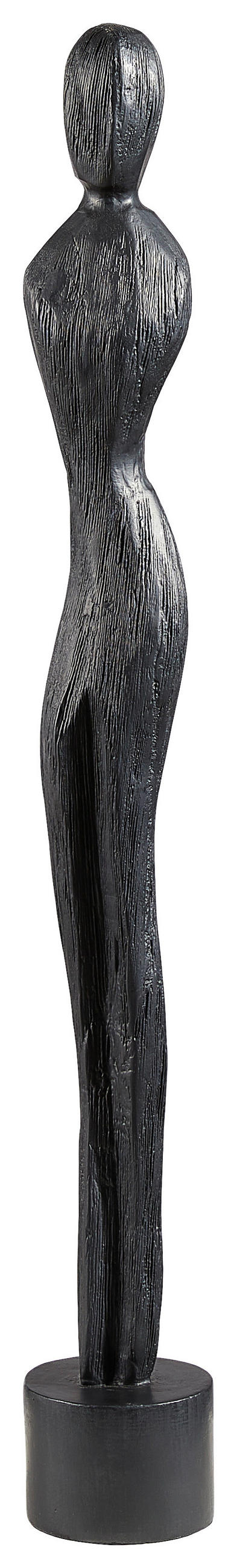 Ambia Home Dekodame Schwarz 7x60x7 cm