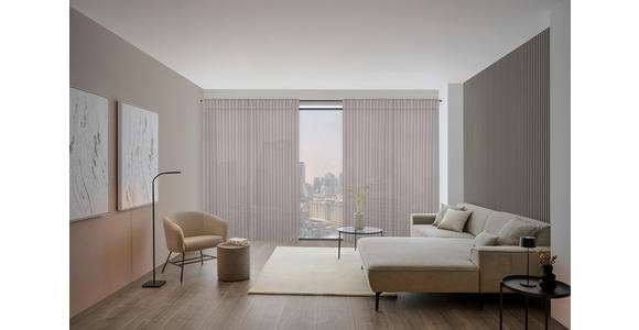 FERTIGVORHANG halbtransparent  - Anthrazit, Trend, Textil (140/260cm) - Dieter Knoll