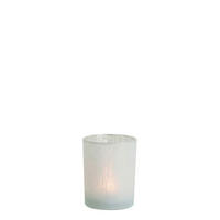 WINDLICHT - Weiss, Basics, Glas (10/10/12,5cm) - Ambia Home