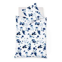 BETTWÄSCHE Provence Cassis Leinenoptik 155/220 cm  - Blau, Basics, Textil (155/220cm) - Fleuresse