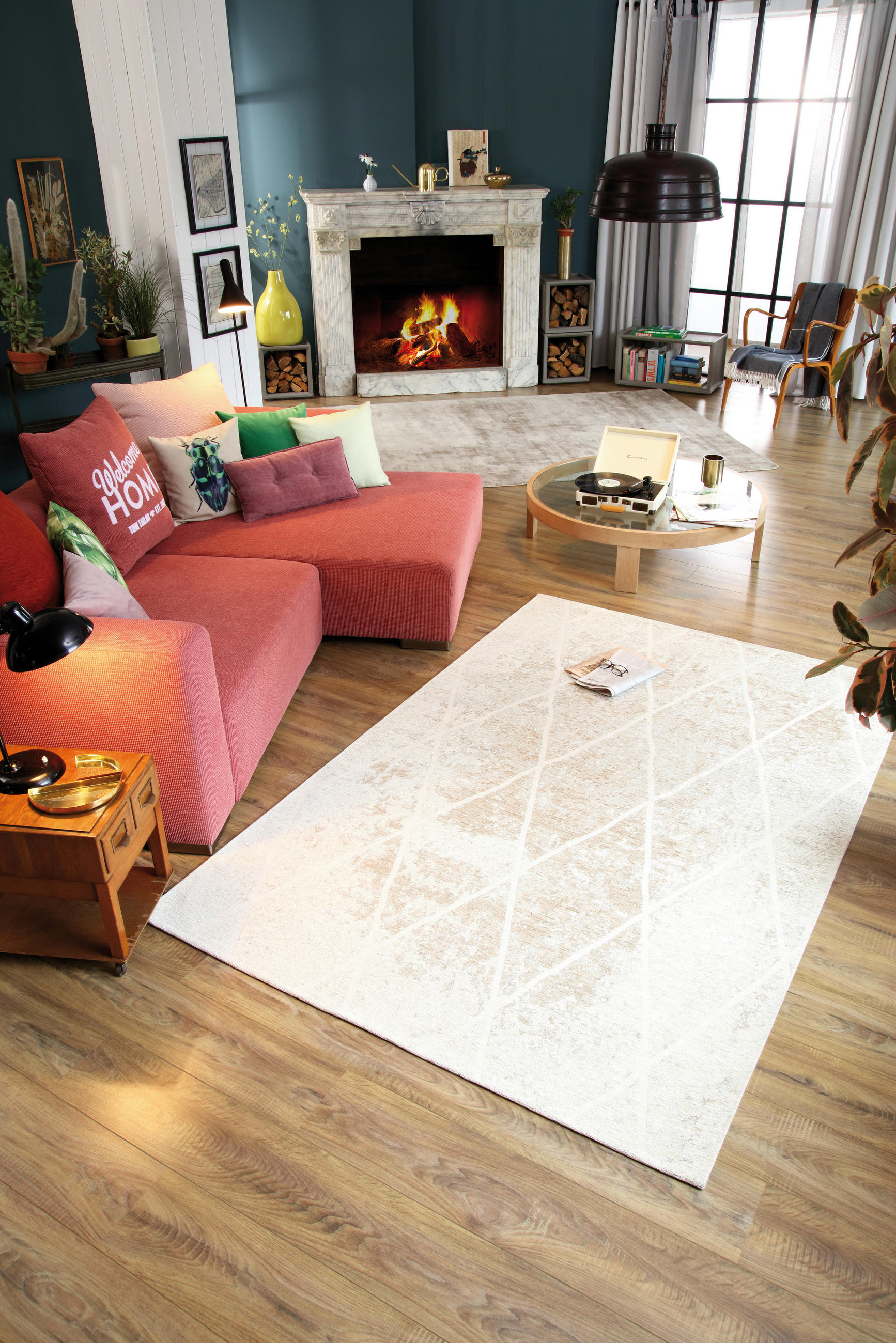 VINTAGE-TEPPICH 190/290 cm Fine Line Beige  - Beige, Design, Kunststoff/Textil (190/290cm) - Tom Tailor