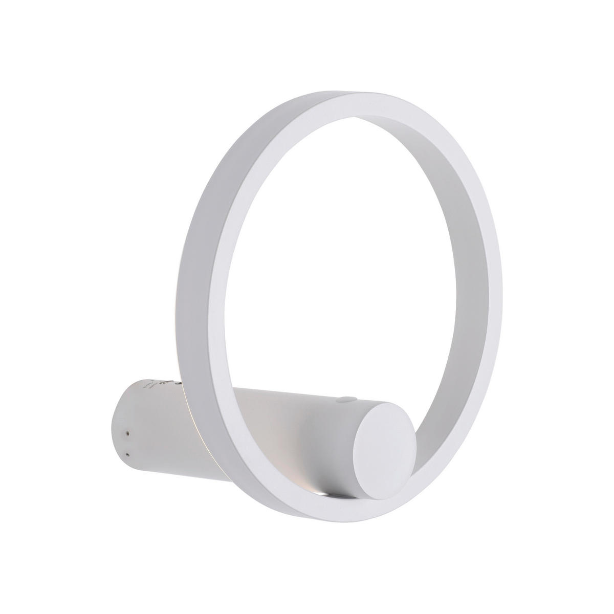 AKKU-WANDLEUCHTE 22/17,5/22 cm   - Weiß, Design, Kunststoff/Metall (22/17,5/22cm)