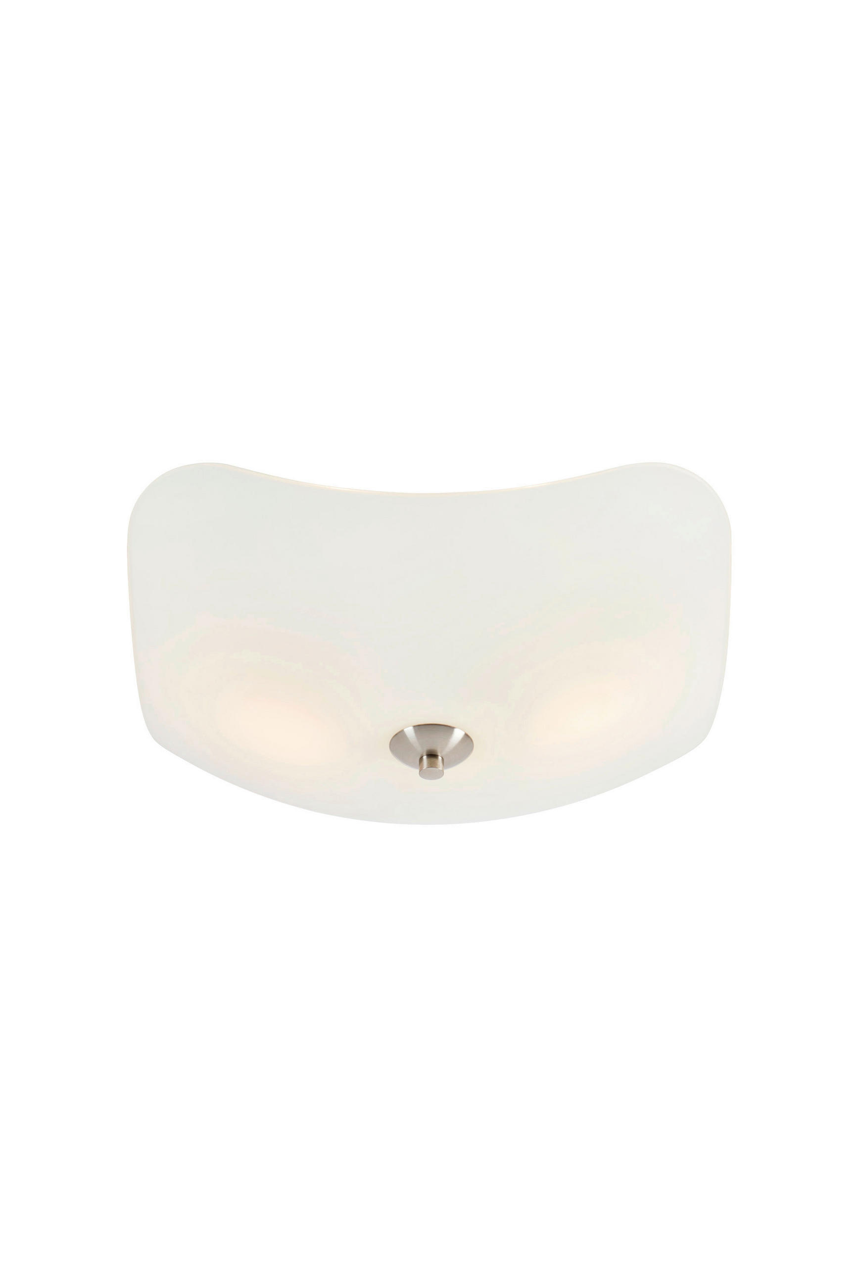 DECKENLEUCHTE Oris 36/10/36 cm  - Weiß, Basics, Glas/Kunststoff (36/10/36cm) - Markslöjd
