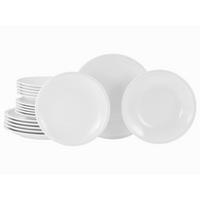 KOMBISERVICE Weiß Milano Weiss 18-teilig 6 Personen  - Weiß, Basics, Keramik - Creatable