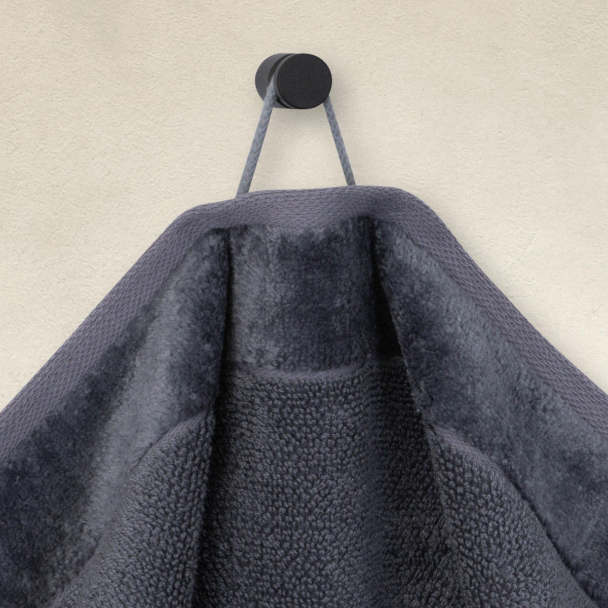 HANDTUCH BAMBOO LUXE Grau  - Grau, Basics, Textil (50/100cm) - Moeve