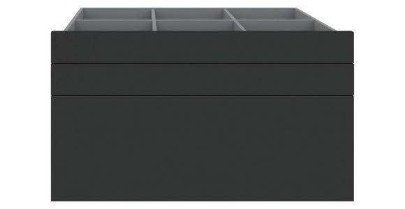 SCHUBLADENSET 90,9/50,3/46,8 cm Anthrazit - Anthrazit, KONVENTIONELL, Holzwerkstoff (90,9/50,3/46,8cm) - Hom`in