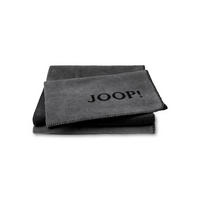 WOHNDECKE UNI-DOUBLEFACE 150/200 cm  - Hellgrau/Schwarz, Basics, Textil (150/200cm) - Joop!